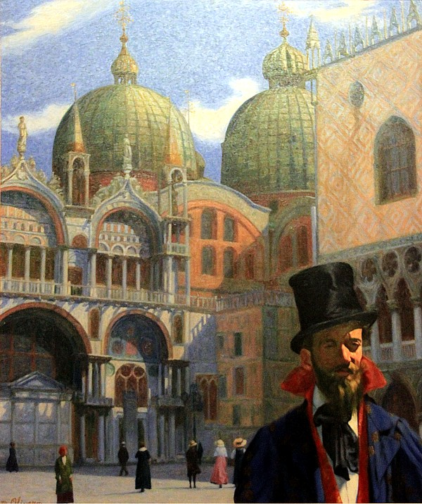 Uno strambo in piazza San Marco